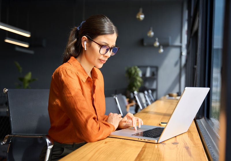 Woman-at-Computer
